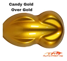 Candy Gold Over Gold Basecoat Gallon Auto Paint Kit + High Solids Clear