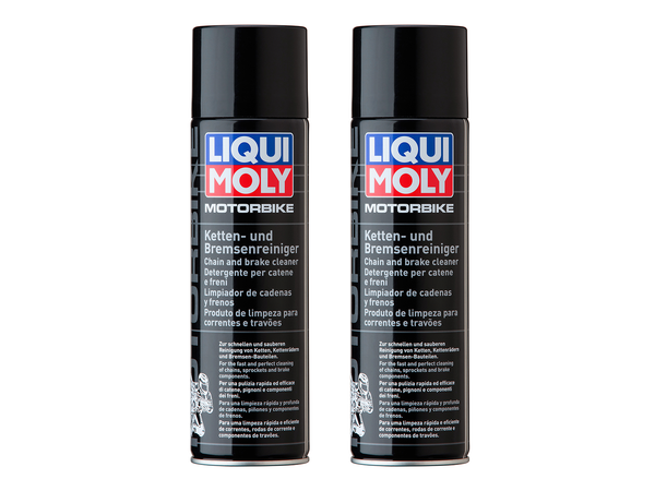 2X Original Liqui Moly 500Ml Motorbike Ketten- Und Bremsenreiniger Cleaner 1602-image
