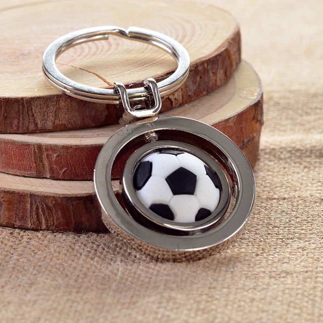 3D Sports Rotating Football Soccer Keychain Keyring Key Chain Fob CO eBay