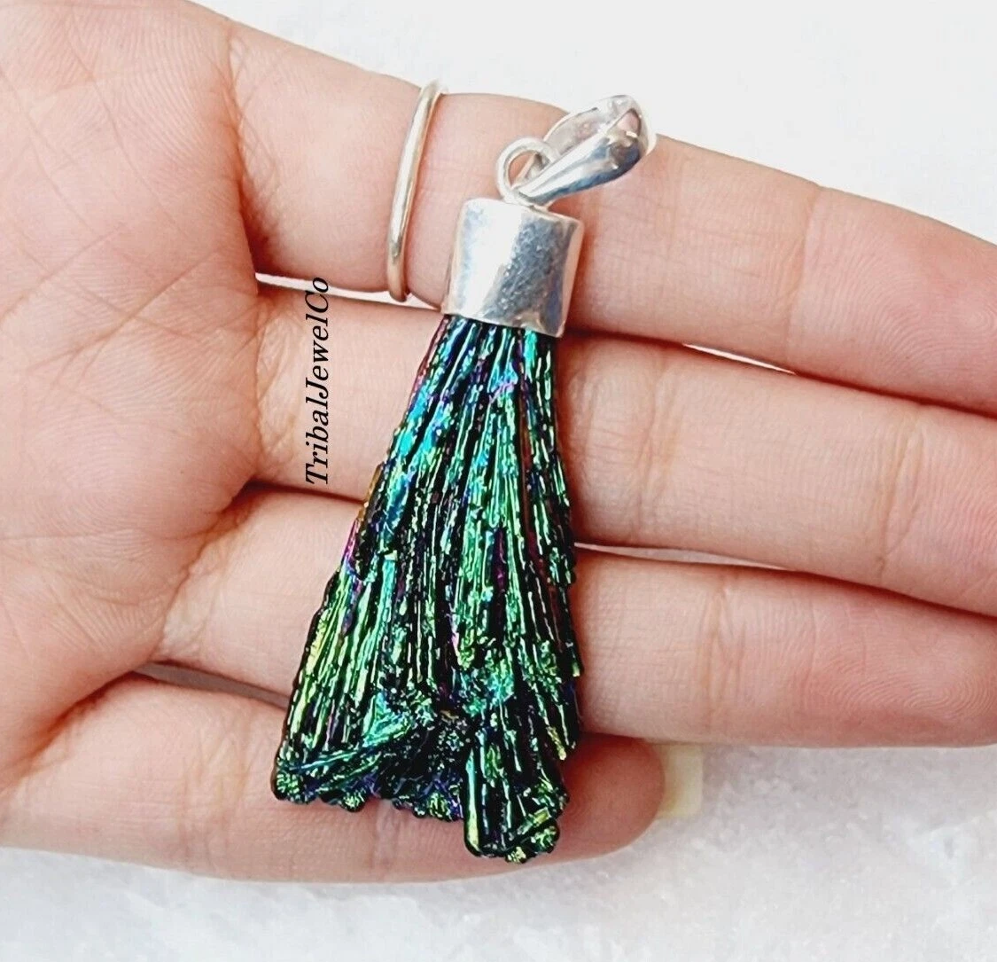 Titanium kyanite necklace sale