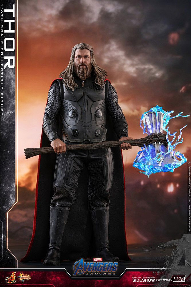 Thor Hot Toys MMS557 Réplique Exacte Marvel Face à Thanos