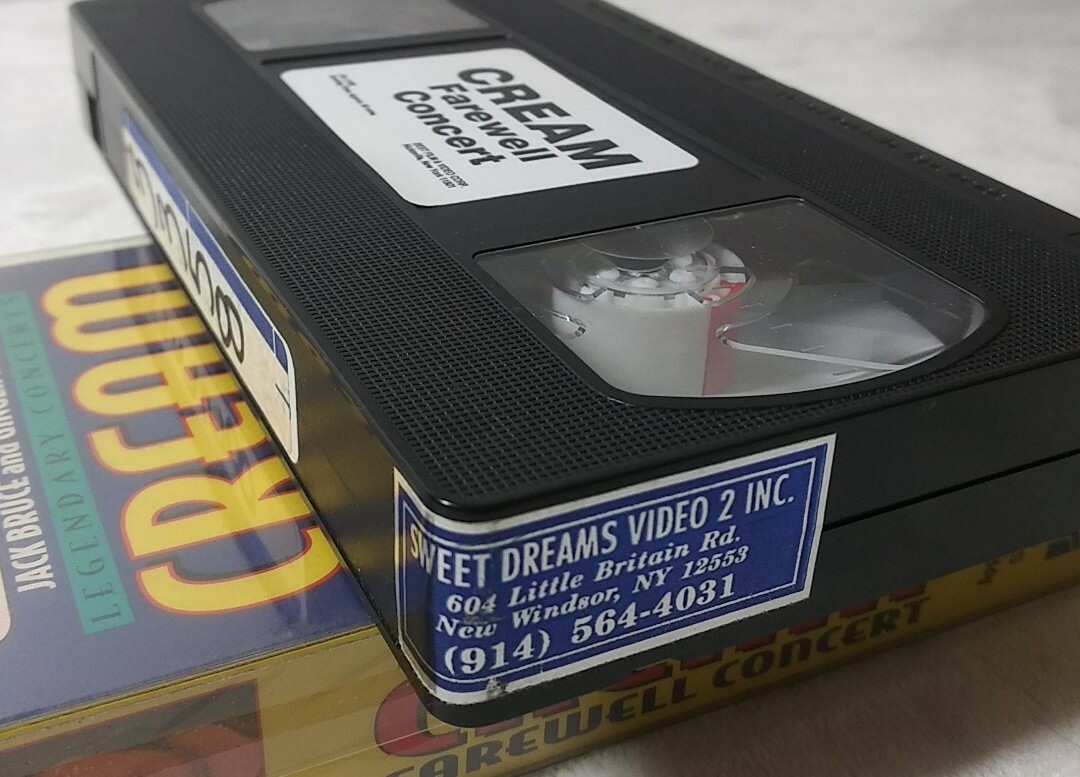 Cream- Farewell Concert VHS Best Film & Video Corp. Clapton