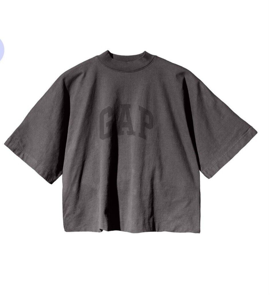 New Yeezy Gap Balenciaga t-shirt dove no seam tee dark grey New Yeezy Gap Balenciaga t-shirt dove no seam tee dark grey