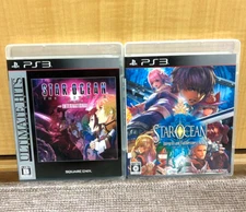 Lot 2 PS3 Star Ocean 4 5 set Square Enix Japan Tested