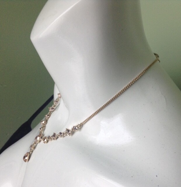 NEW★GIVENCH★クリスタルLariat ネックレス Givenchy Pear-Shape Crystal Lariat Necklace, 16