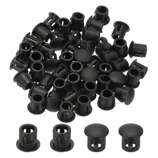 Plastic Hole Plugs 48 Pcs 1/5"5mm Plastic Plugs Screw Hole Plug Snap Desk Gro...