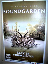 SOUNDGARDEN in Concert Show Poster RP Denver Co 1st Bank Center Very COOL