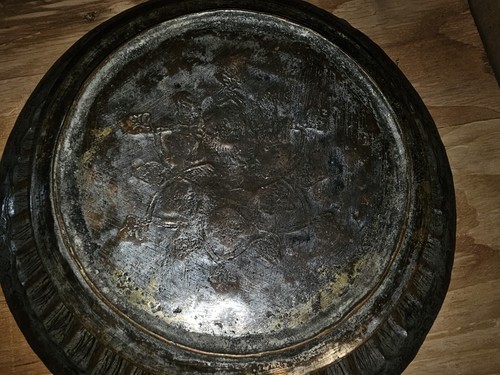 Vintage Copper Tray/dish With Ingraving On It - Picture 5 of 8
