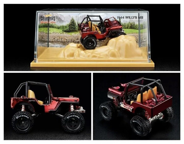 Hot Wheels 1944 WILLYS MB Rock Crawler Jeep READY TO SHIP RLC