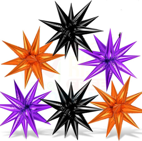 StarBurst Star Explosion Spike Foil Balloons Cone Foil Balloon Xmas Party Decor - Picture 14 of 14
