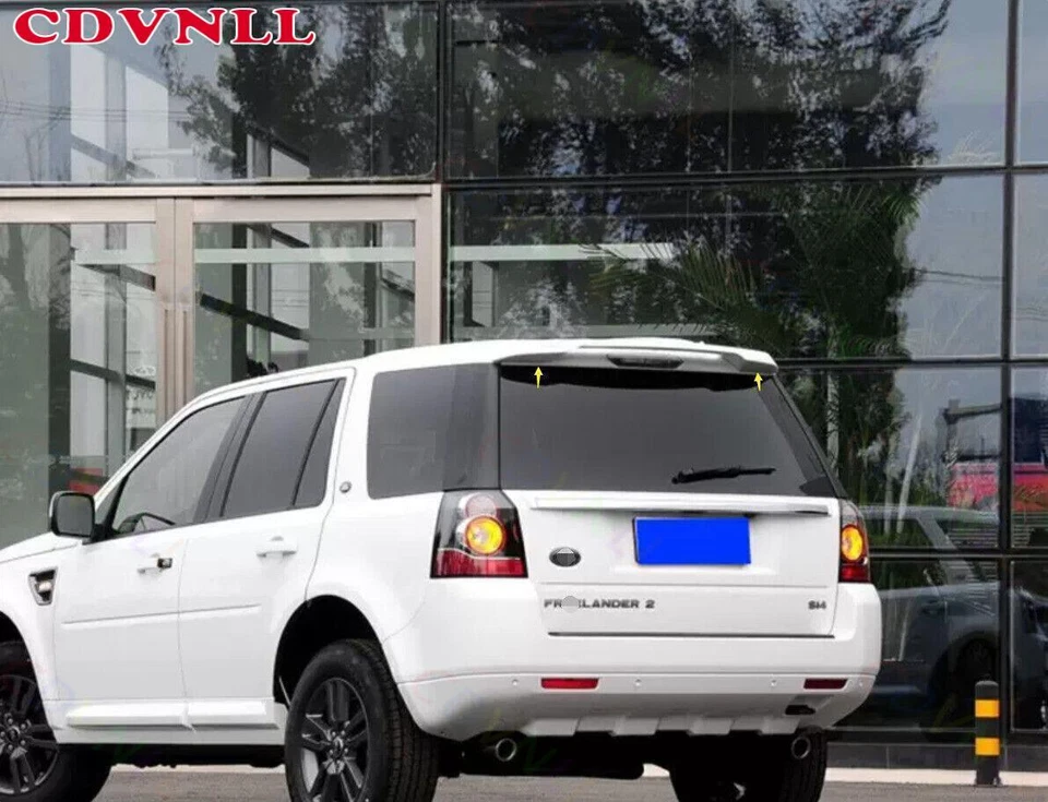 Alerón trasero blanco brillante para LR Freelander 2 LR2 2008-2015 alerón labio tira Foto 4 de 4