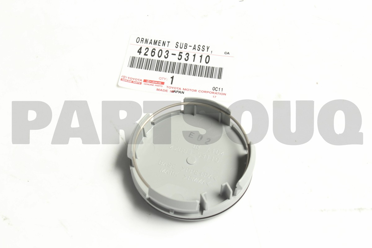 4260353110 Genuine Toyota ORNAMENT SUB-ASSY, WHEEL HUB 42603