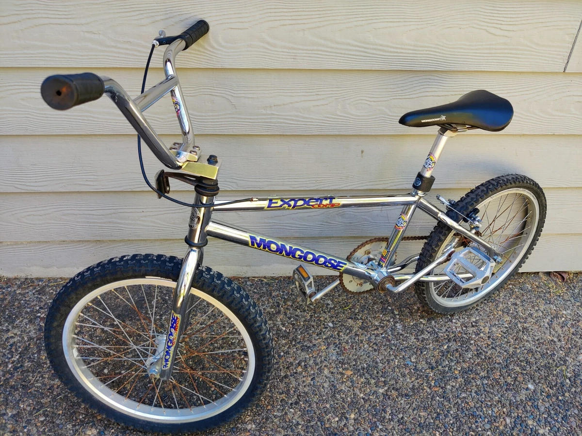Mongoose BMX Bike Expert COMP 20 Looptail Chrome 1996 ALL ORIGINAL CHROMOLLY