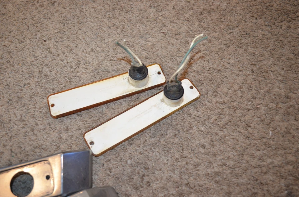 1980-1982 JEEP J10 J20 SIGNAL MARKER CORNER PARKING LAMPS LIGHTS SET TRIM USED Foto 4 de 4