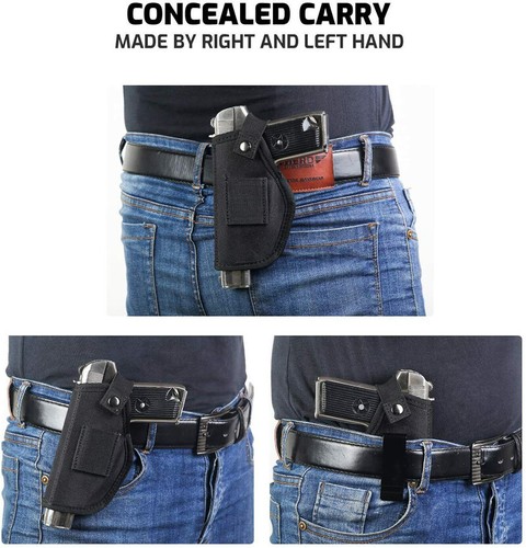 Gun Holster Pistol Concealed Carry Left/Right Hand IWB OWB Universal Nylon Model - Picture 5 of 10