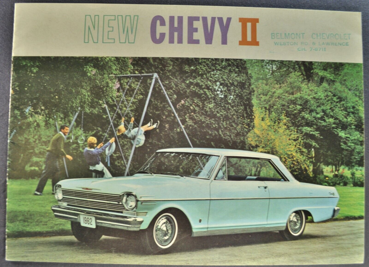 1962 Chevrolet Chevy II Nova Brochure Wagon Excellent Original 62