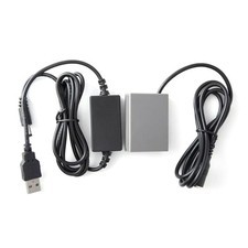 New 7.2V-8.4V BLS5 DC Coupler Dummy Battery with USB Cable for Olympus USB