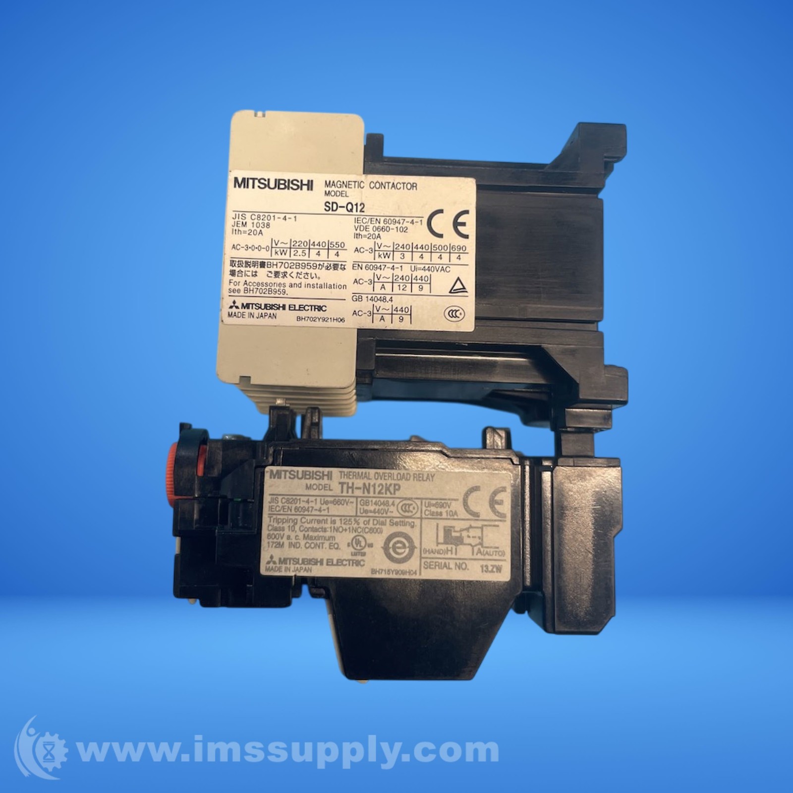 Mitsubishi Electric SD-Q12 Contactor 1929