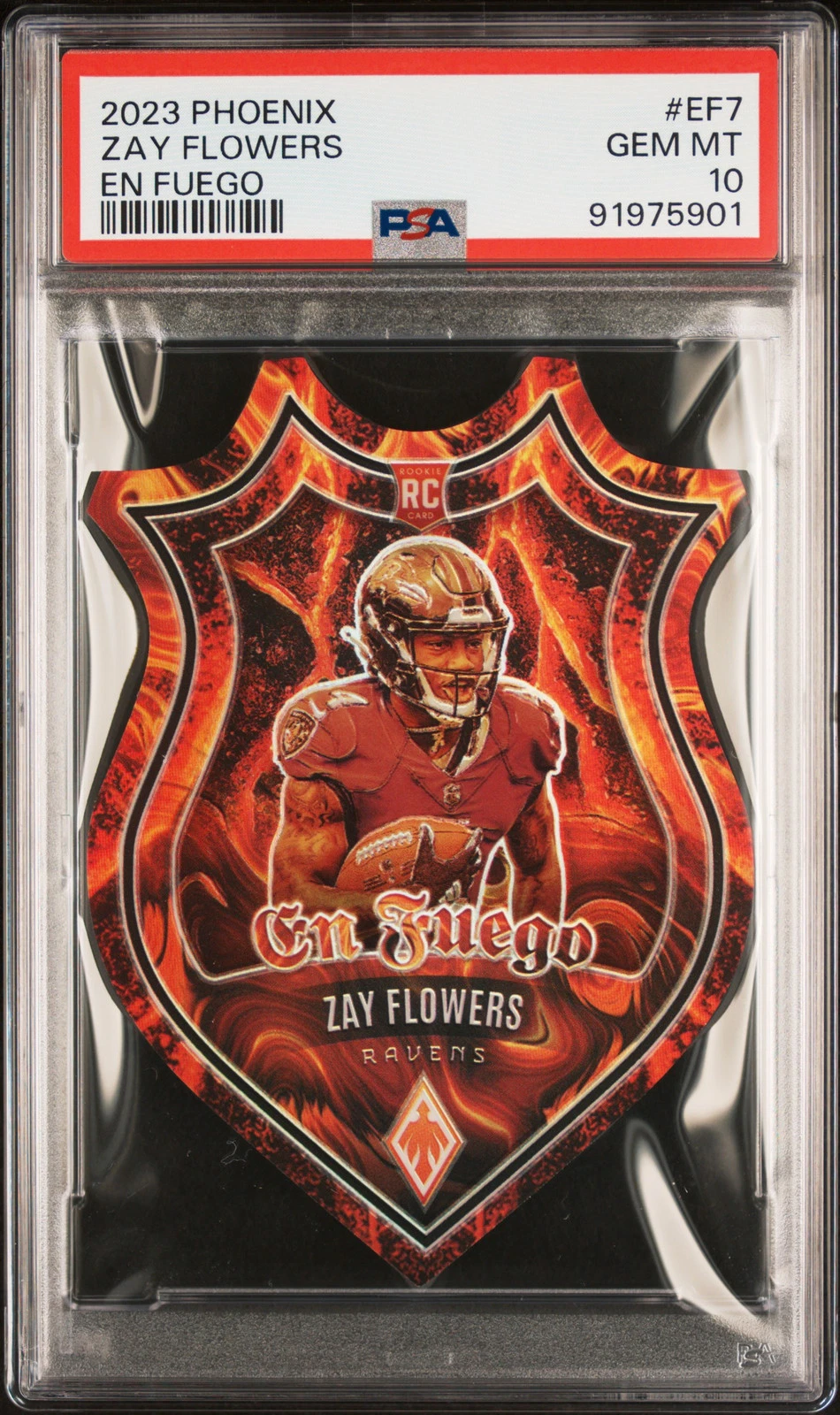 Zay Flowers Panini Phoenix EN Fuego #EF7 Base