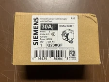 Siemens Q230GF 2 Pole GFCI Circuit Breaker Ground Fault 30A NEW IN BOX