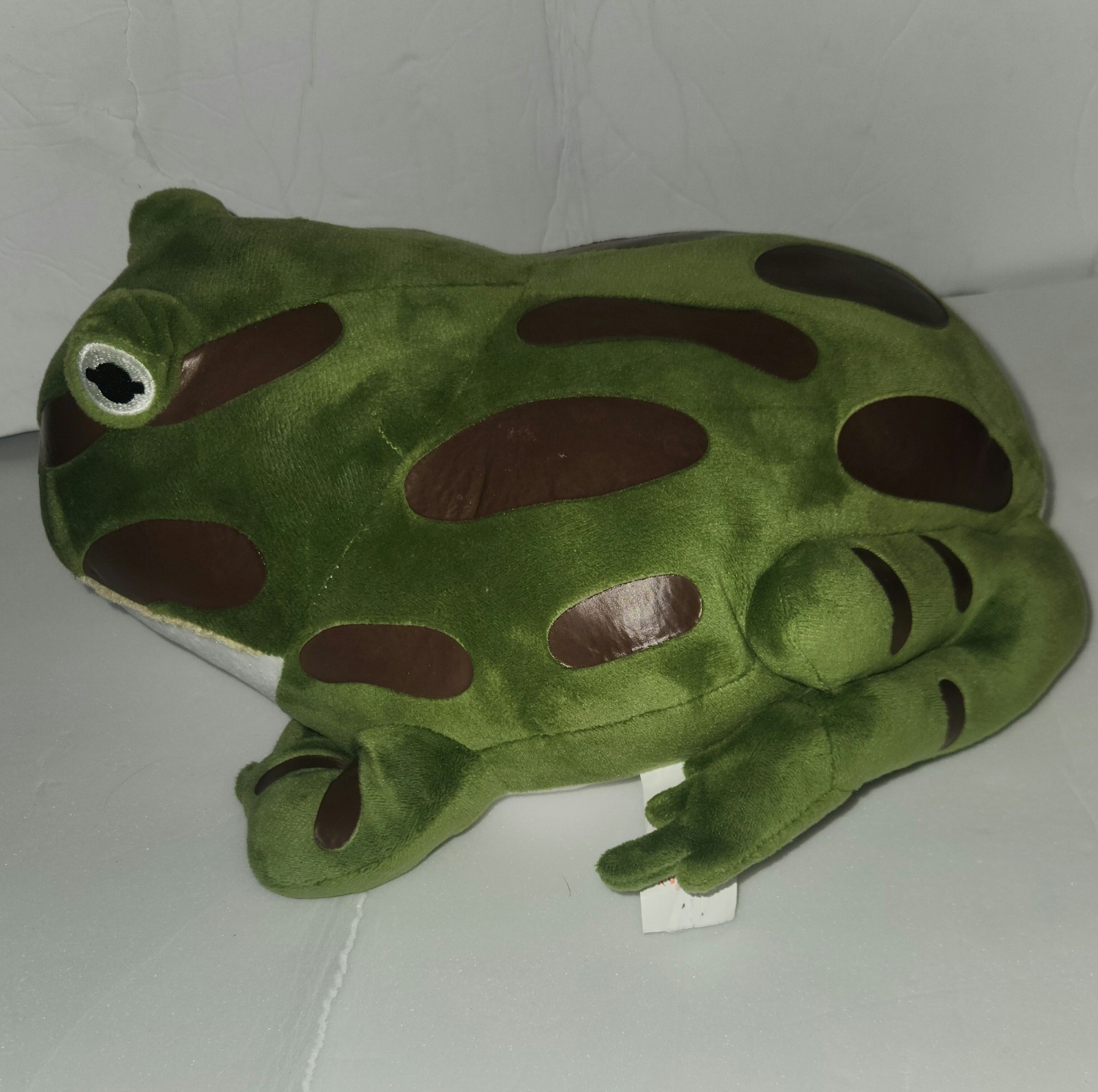 Green Pac Man Frog Plush 12" Adore Plush Company