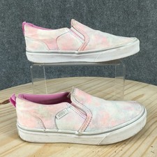 Vans Shoes Youth Missy 3 Asher Deluxe Slip-On Sneakers Tie-Dye Multicolor Casual
