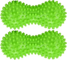 Therapists Choice Pack of 2 Soft Spiky Massage Peanut Balls, Stress Reflexol...