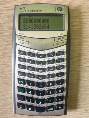 RPN - Hewlett-Packard HP-33S Scientific Calculator Tested New Batteries