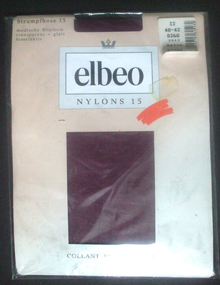 ELBEO Strumpfhose NYLONS 15,  Gr. II (40-42),  Farbe: kelin (violett), 15den