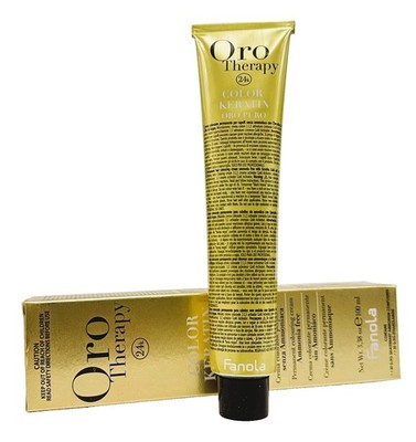 Fanola Oro Puro Keratin Color 3.0 Dunkelbraun 100 ml