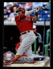 2018 Topps Chrome #170 Aaron Altherr Refractor Card Philadelphia Phillies