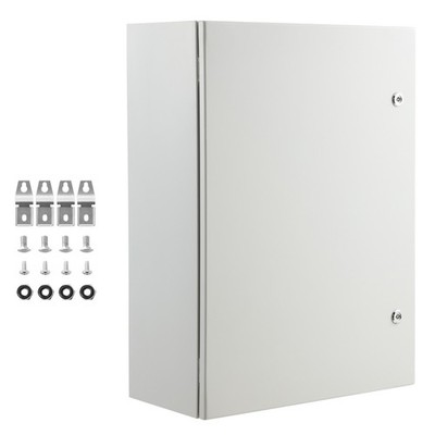 27.6 x 19.7 x 9.8 in Cold Rolled Steel Electrical Enclosure Box Wall Mounted