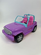 Barbie Doll Vehicle: Purple Jeep off Road Beach Cruiser - 2019 Mattel