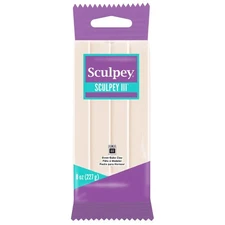 Sculpey III Polymer Clay 8oz-Translucent
