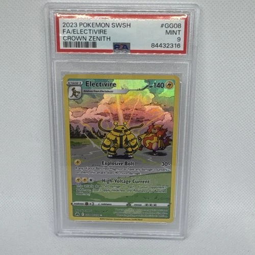 Electivire GG08/GG70 Crown Zenith: Galarian Gallery Holo PSA 9