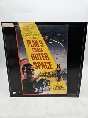 PLAN 9 FROM OUTER SPACE Laserdisc LD BELA LUGOSI ED WOOD DIRECTS VERY RARE!