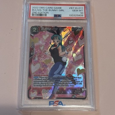 Bulma the Bunny Girl BT10-011 SR Rise Of The Unison Warrior 2nd Ed PSA 10