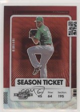 2021 Panini Contenders Season Ticket Optic Red Wave Prizm Zack Wheeler #57 09ju
