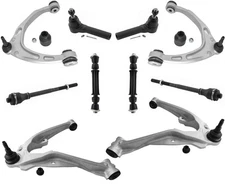 Front Control Arms W/ Ball Joints Tie Rods & Links For Chevrolet Tahoe 15-2020