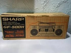 Винтажная кассетная магнитола Sharp GF-500 Boombox с родной коробкой под ремонт