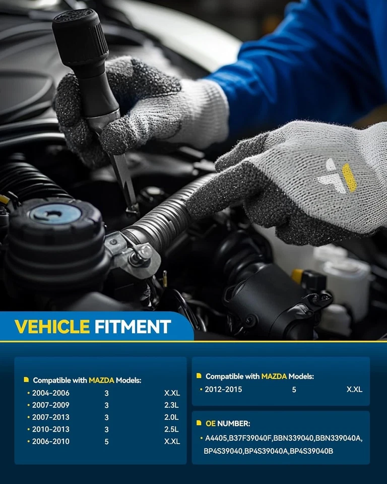 Soportes de motor y transmisión de acero duraderos para Mazda 3 2004-2013 y 5 2006-2015 Foto 4 de 4