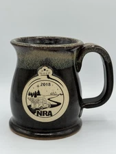 NRA Mug Christmas Holiday Sunset Hill Stoneware USA Handcrafted Pottery 2018