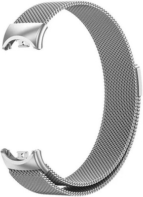 Stainless Steel Strap for Mi Band 8 WatchBand Replacement Bracelet Metal Magneti