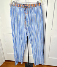 Polo Ralph Lauren Blue Striped Pajama Pants Large