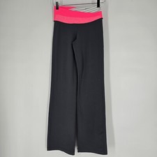 Lululemon Astro Pant Regular Coal Flash Silver Spoon Flare Legging Size 4 W5740R