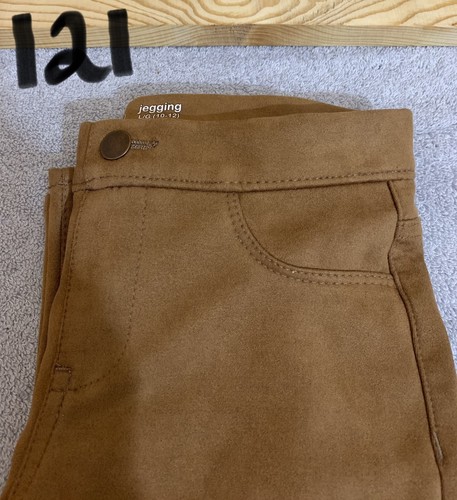 WONDER NATION GIRLS JEGGINGS BROWN SIZE 