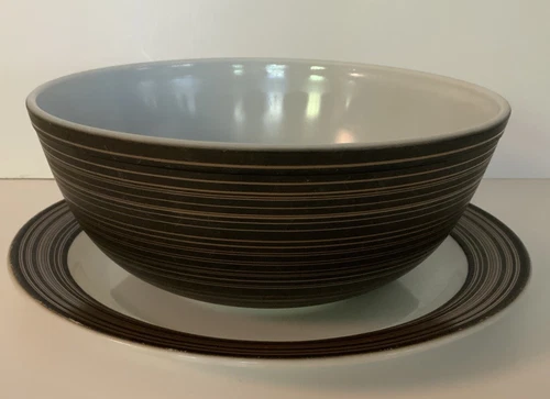 Vintage Terra Corning Ovenware Large Platter and Bowl