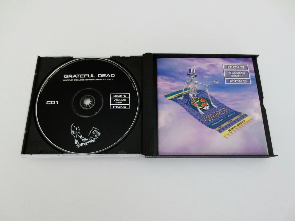 Grateful Dead Dick's Picks 8 Vol. Eight Harpur Binghamton NY 5/2/70 1970 3 CD Foto 3 de 4