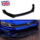 Gloss Black Front Splitter Spoiler Lip For VW Golf MK7 MK7.5 R GTD GTI TSI TDI