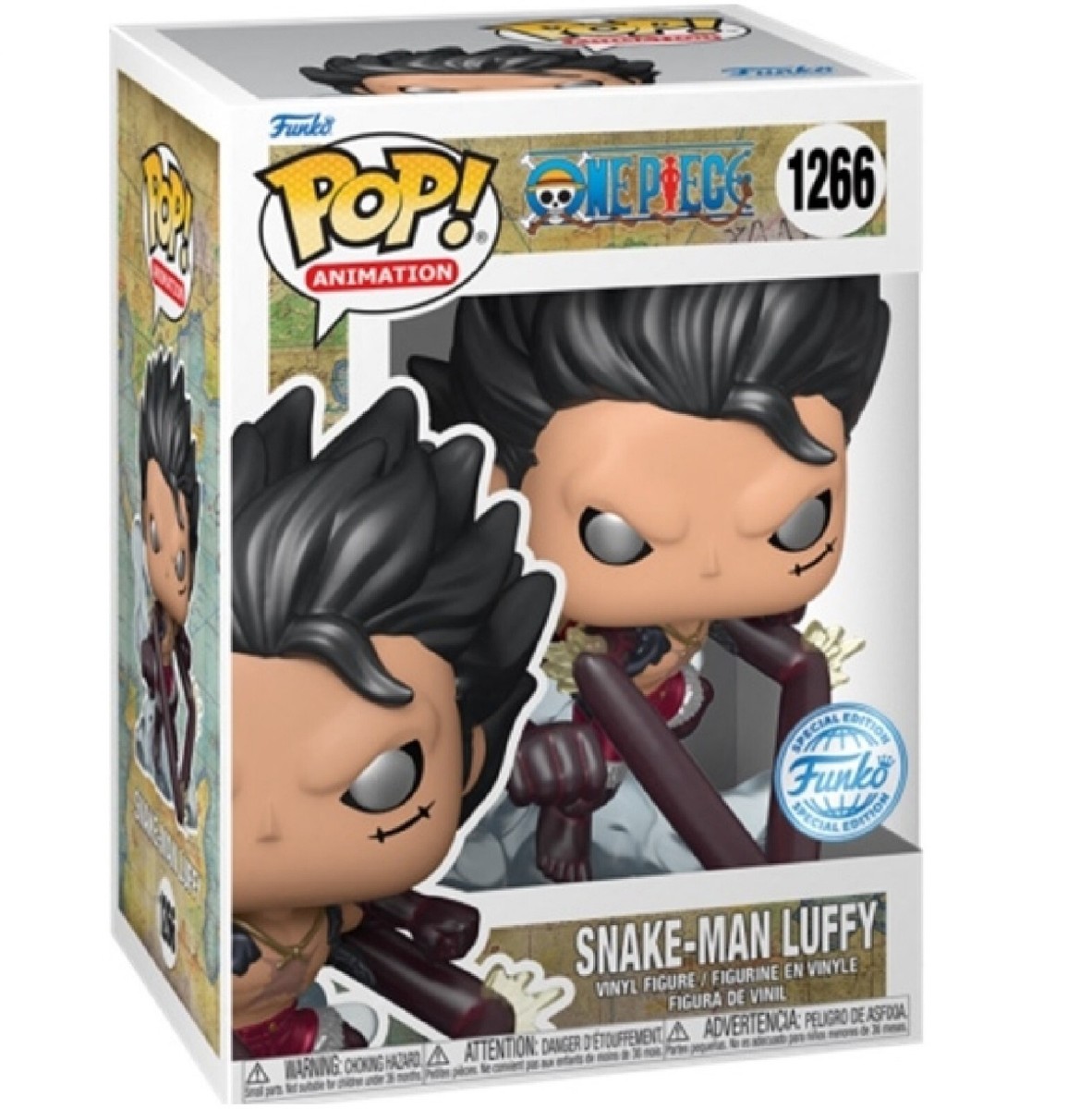 Funko POP! One Piece - SNAKE-MAN LUFFY #1266 Metallic